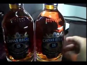 Màu sắc trong chai
